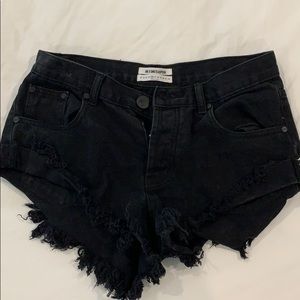 One Teaspoon Bandit Jean Shorts